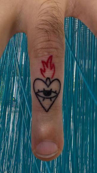 100 Divine Sacred Heart Tattoos, Ideas, & Meaning - Tattoo Me Now Tiny Sacred Heart Tattoo, Sacred Heart Neck Tattoo, Mexican Heart Tattoo, Maya Tattoo, Welsh Tattoo, Sacred Heart Tattoo, Traditional Heart Tattoos, Heart Tattoo On Finger, Traditional Heart