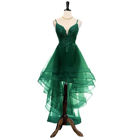 Homecoming Dresses Green, Chic Party Dress, Champagne Homecoming Dresses, High Low Party Dresses, High Low Prom Dress, Purple Homecoming Dress, Burgundy Homecoming Dresses, Chic Evening Dress, Grey Prom Dress