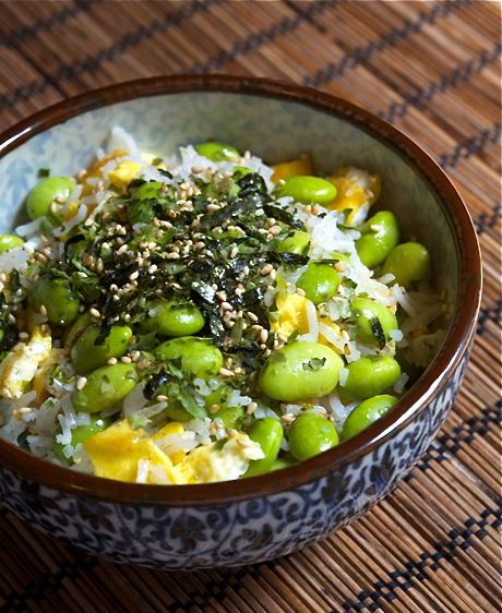 Cauliflower Sushi, Dried Salmon, Sauce Over Rice, Japanese Seasoning, Wakame Salad, Frozen Edamame, Chinese Seafood, Make Fried Rice, Egg Powder