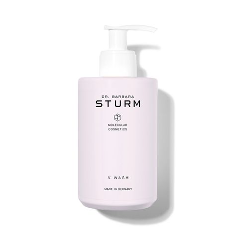 Dr Sturm V Wash is a pH-balanced wash for the female intimate area that respects the skin’s natural microbiome and protects from inflammation. Dr Barbara Strum, Barbara Strum, Aesthetic Doctor, Dr Barbara Sturm, Anti Aging Body, Barbara Sturm, Prebiotics And Probiotics, Hair Solutions, Body Cleanser