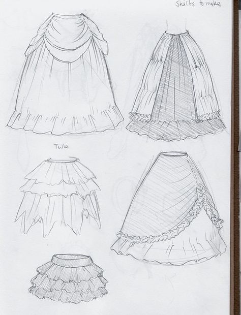 1800s Dresses Drawing, Vintage Fashion Sketches Dresses, Skirt Drawing Reference, Fashion Illustration Collage, Fashion Figure Drawing, Fashion Drawing Sketches, Fashion Illustrations Techniques, Fashion Drawing Tutorial, Dress Design Drawing