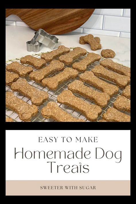 Homemade Dog Bones-Dog Treats | Dog Bone Treat Recipes, Dog Bone Recipe Homemade, Dog Bones Homemade, Sourdough Discard Dog Treats, Dog Bone Recipe, Homemade Dog Treats Recipes, Homemade Rootbeer, Dog Treats Homemade Easy, Sweet Pork