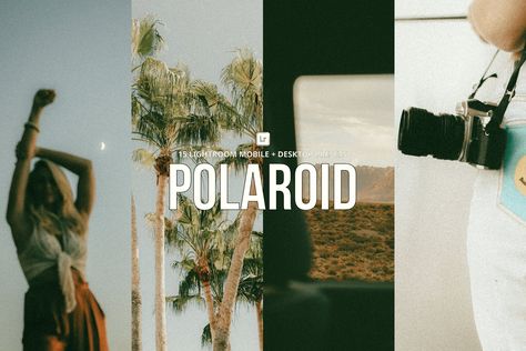 Vintage Lightroom Presets, Camping Photo, Lightroom Presets For Portraits, Lr Preset, Professional Lightroom Presets, Lightroom Presets Bundle, Vintage Polaroid, Filter Design, Lightroom Mobile Presets