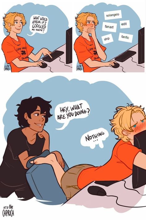 #cute #solangelo #WillSolace #NicoDiAngelo Solangelo Fanart Spicy, Solangelo Art Spicy, Nico And Will, Pjo Comics, Percy Jackson Solangelo, Solangelo Art, Percy Jackson Nico, Will And Nico, Solangelo Fanart