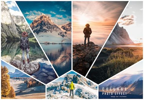 PSD photo collage hexagon frame effect m... | Premium Psd #Freepik #psd #photomontage #montage #edit #collage-mockup Double Exposure Effect, 3 Photo Collage, Image Editing Photoshop, Photo Collage Design, Photo Montage, Photoshop Projects, Framed Photo Collage, Collage Frames, Frame Template