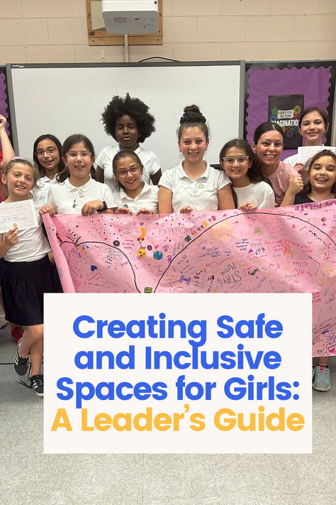 As a leader, creating safe and inclusive spaces is essential for empowering girls. Learn the best practices for fostering environments where girls feel supported, respected, and free to grow. A must-read for empowerment coaches and mentors! Empowerment Activities, Mentor Program, Empowering Girls, Girl Empowerment, Female Empowerment, Best Practices, Women Empowerment, To Grow, Leadership