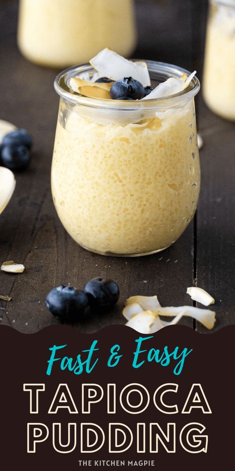 Pineapple Tapioca Pudding, Vegan Tapioca Pudding, Sago Pudding Recipe, Tapioca Pudding Recipe, Coconut Tapioca Pudding, Tapioca Dessert, Minute Tapioca, Pudding Recipes Homemade, Tapioca Recipes