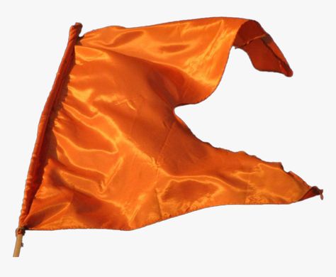 Orange Flag Hindu, Bhagwa Flag, Hindu Flag, Orange Flag, Morning Images In Hindi, Banner Clip Art, Banner Material, Hanuman Wallpapers, Flag Crafts