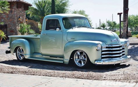 1951 Chevy Truck, 53 Chevy Truck, Classic Trucks Magazine, Chevy 3100, Vintage Pickup Trucks, Old Truck, Chevrolet Pickup, Old Pickup Trucks, Jeep Pickup