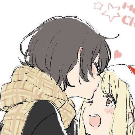 Matching Icons Discord, Asagao To Kase San, 2160x3840 Wallpaper, Best Anime Couples, Friend Anime, Christmas Icons, Couples Icons, Cute Anime Profile Pictures, Christmas Drawing