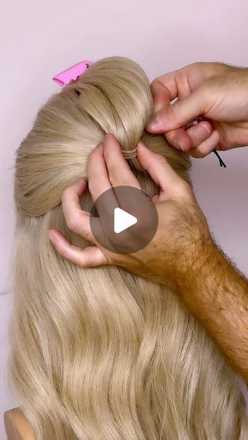 80s Updo Hairstyles, Bouffant Hair Updo, Half Upstyle, Upstyles For Long Hair, Half Updo Tutorial, Updo Inspiration, Love Hairstyles, High Updo, Half Updo Hairstyles