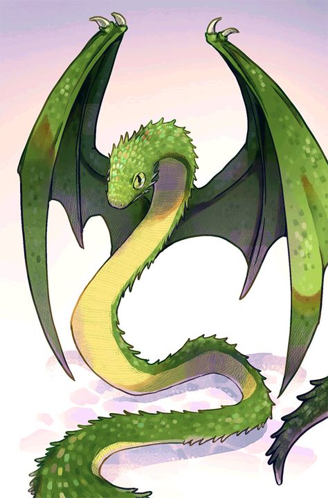 Winged Snake, Flying Snake, Snake Monster, Winged Serpent, Snake Dragon, Monster Artwork, Snake Drawing, Mythological Characters, Animal Illustration Art