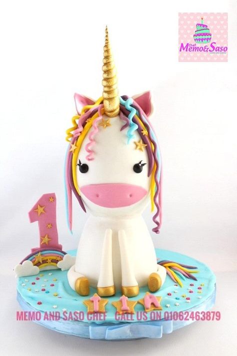 3d Cake, Unicorn Cake, Cake