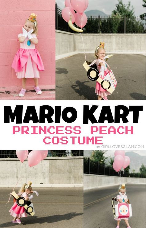 Mario Kart Rosalina, Mario Kart Halloween Costume, Mario Kart Halloween, Mario Kart Princess, Rosalina Costume, Mario Costume Diy, Princess Peach Mario Kart, Peach Mario Kart, Princess Peach Halloween Costume