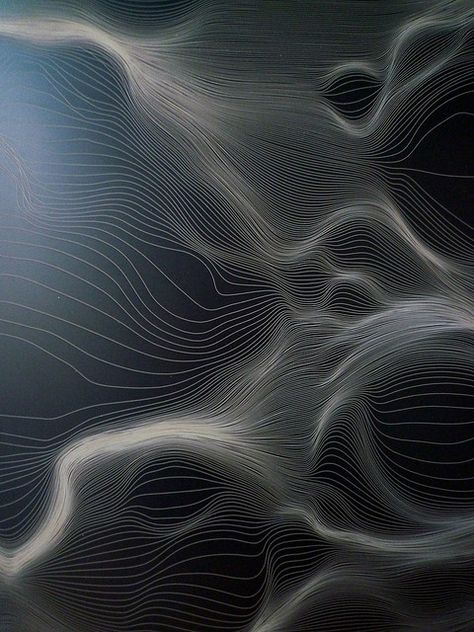 Grid Distortion Alu 025 by watz, via Flickr Sound Art, Generative Design, Pattern Texture, Land Art, Generative Art, Sound Waves, Op Art, Textures Patterns, Geometry