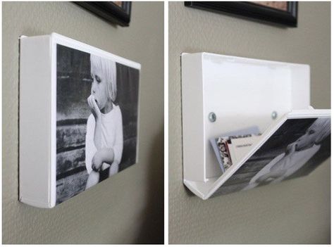 A use for old VHS tape storage boxes -- photo frame and secret stash! Vhs Tape Case, Vhs Crafts, Cool Picture Frames, Cadre Photo Diy, Tape Projects, Photo Tag, Box Tape, Diy Photo Frames, Video Tapes