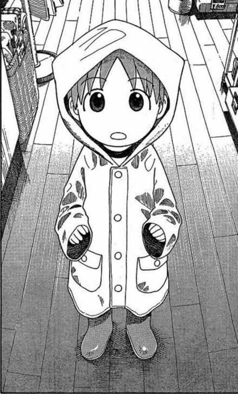 45 Birthday, Yotsuba Manga, Azumanga Daioh, Anime Expressions, 캐릭터 드로잉, Manga Pages, Silly Pictures, Rain Coat, Heaven's Official Blessing