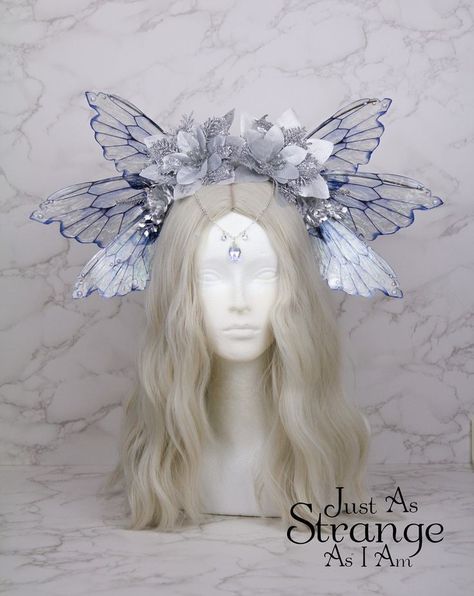 Resin Headpiece, Butterfly Headdress, Hobby Aesthetic, Butterfly Headpiece, Fantasy Ball, Fantasy Crown, Costume Carnaval, Cosplay Armor, Fairy Makeup