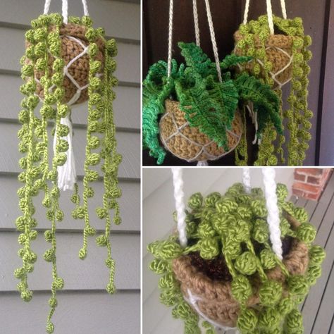 Crocheting Tips, Crochet Succulent, Crochet Plant Hanger, Crochet Garden, Crochet Cactus, Crochet Decrease, Pola Amigurumi, Crochet Plant, Crochet Braid