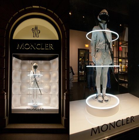 » Moncler windows 2014 春季，布达佩斯 Landing Zone, Windows Display, Store Window Displays, Window Display Design, Shop Sign Design, Shop Windows, Online Shop Design, Shop House Plans, Store Window