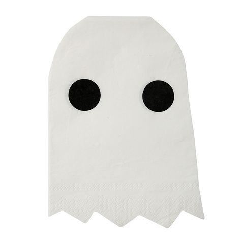 20 Ghost Napkins - Little Lulubel Ghost Napkins, Dino Party Decorations, Halloween Party Craft, Tie Dye Birthday, Perfect Halloween Party, Halloween Napkins, Ghost Party, Balloon Garland Diy, Sweet Party