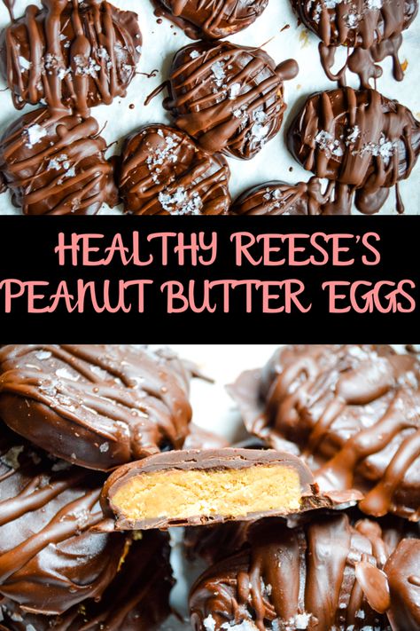 Peanut Butter Eggs, Vegan Dark Chocolate, Peanut Butter Filling, Vegan Peanut Butter, Healthy Peanut Butter, Vegan Eggs, Peanut Butter Lovers, Peanut Butter Jelly, Reeses Peanut Butter Cups