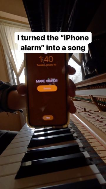 Tony Ann on Instagram: "would you want this as your alarm?? 👀📱 #iphone #piano #alarm #ringtone #apple #song #arrangement #music #iphone14 #funny #ballad" Song Arrangement, Alarm Ringtones, Iphone Alarm, Alarm Ringtone, Apple Song, Iphone Ringtone, January 11, Song Lyrics, Diy Gifts