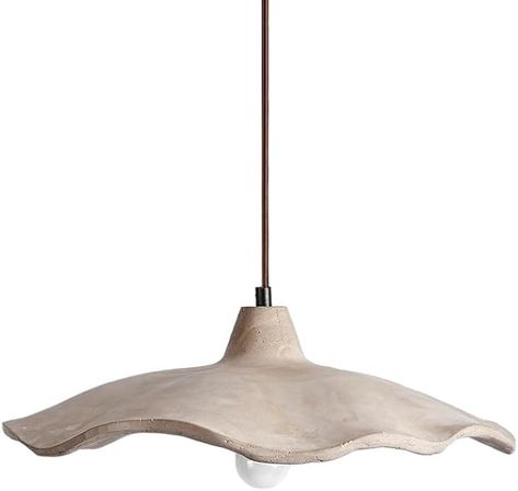 Amazon.com: XYBZJP Nordic Retro Style Ceiling Light Fixture, Lotus Leaf-Shaped Cement Chandelier Lampshade, E27 Base Single Head Pendant Lamp, Attic Balcony Meeting Room Hanging Light : Tools & Home Improvement Attic Balcony, Nordic Retro, Room Hanging Lights, Lampshade Chandelier, Hunter Douglas, Lotus Leaves, Ceiling Light Fixture, Lotus Leaf, Hanging Light