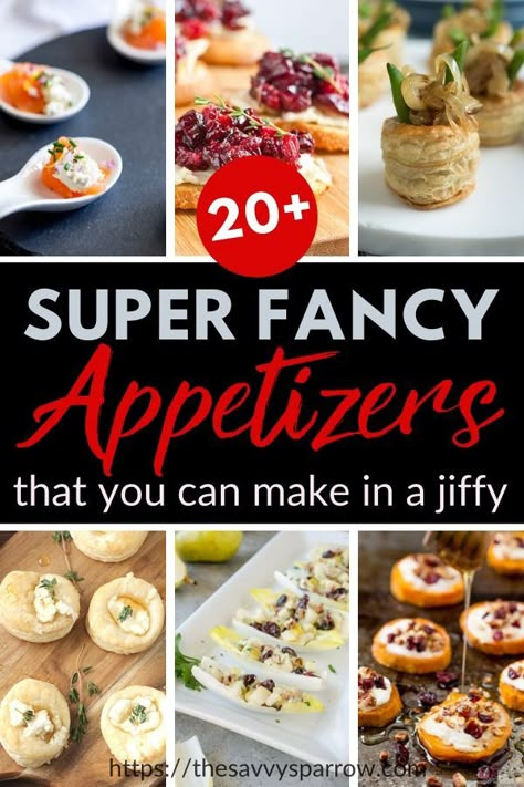 These easy appetizers for a party look fancy and elegant.  Great for holiday appetizers!  Love these easy to make appetizer recipes!  Includes make ahead appetizers, appetizers for a crowd, crostini appetizers, appetizer dips, and more! Appetizers Appetizers, Appetizers For A Party, Fancy Appetizer Recipes, Small Bites Appetizers, Crostini Appetizers, Holiday Appetizers Easy, Fancy Appetizers, Holiday Appetizers Recipes, Cocktail Party Food