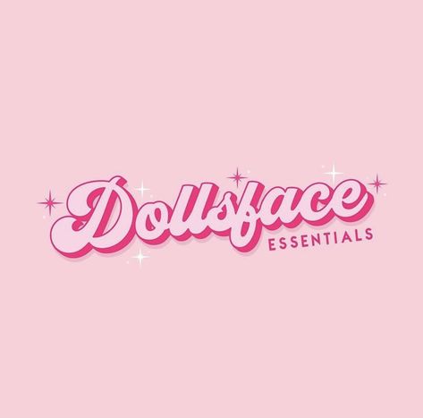 Girly Logos Design, Cute Logo Design Pink, Lash Logo Design Ideas, Girly Logo Design, Girly Graphic Design, Girly Logo, Girly Fonts, Cute Typography, Different Photos