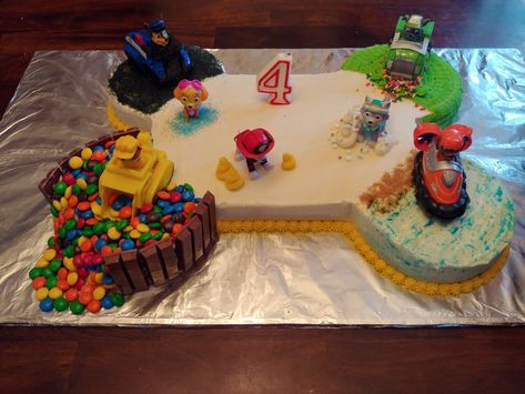 Paw Patrol Bone Cake, Birthday Cake Paw Patrol, Cake Paw Patrol, Bone Cake, 4 Cake, Paw Patrol Birthday Cake, 4th Birthday Cakes, Paw Patrol Cake, Paw Patrol Birthday Party