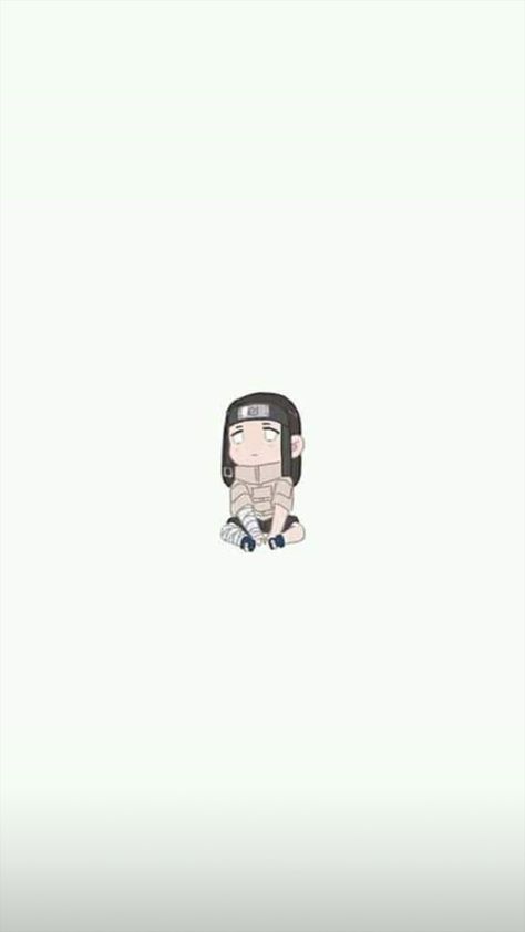 Neji Wallpaper Aesthetic, Neji Wallpaper, Mini Neji, Chibi Naruto, Naruto Chibi, Naruto Wallpapers, Neji Hyuga, Chibi Wallpaper, Glitch Wallpaper