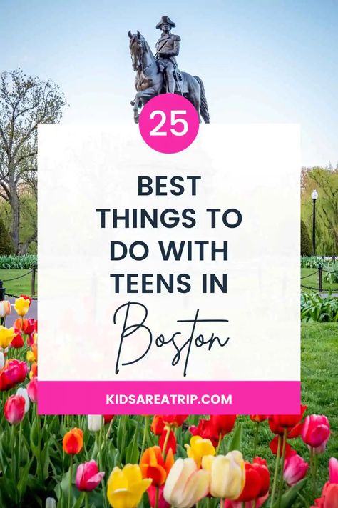 Looking for the best things to do in Boston with teenagers? Beantown doesn't disappoint with everything from Fenway Park to wild speed boat rides, we are sure your teens will love Boston. - Kids Are A Trip |things to do in Boston with teens| fun things to do in Boston with teens| Boston vacation with teens| Boston trip with teens| what to do in Boston with teens| visiting Boston with teens Fun Things To Do In Boston, Things To Do In Boston With Kids, Boston Things To Do In Summer, Boston With Teens, Boston Weekend, Teen Vacation, Boston With Kids, Day Trips From Boston, Boston Travel Guide