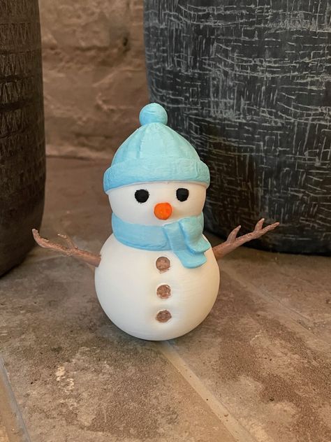 Snowman by Stag 3D Snowman 3d, Snow Decorations, 3d Snowman, Snowman Christmas Decorations, Snowman Decorations, Christmas Snow, Baby Photoshoot, Christmas Snowman, 3d Print