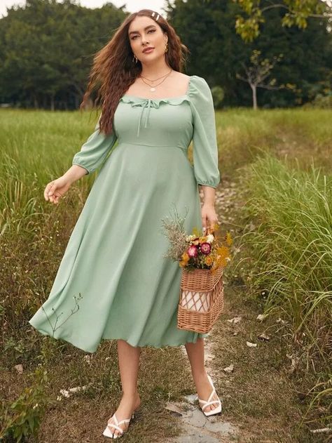 [AffiliateLink] 46 Fashion Tops Blouse Plus Size Insights You'll Be Amazed By #fashiontopsblouseplussize Fashion Tops Blouse Plus Size, Casual Frocks, Big Size Dress, Mode Kimono, Plus Size Summer Dresses, Frock For Women, Frock Design, Designs For Dresses, Stylish Dress Designs