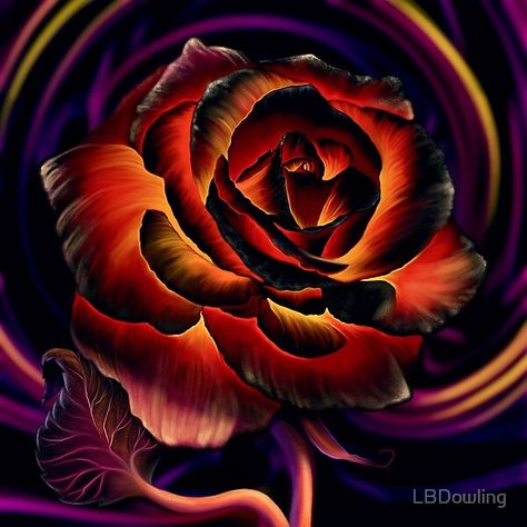 Fire Roses, Fire Rose, Lotus Flower Wallpaper, Rose Drawing Tattoo, Rose Tattoos For Men, Girl Face Tattoo, Fire Flower, Iphone Wallpaper Sky, Flame Art