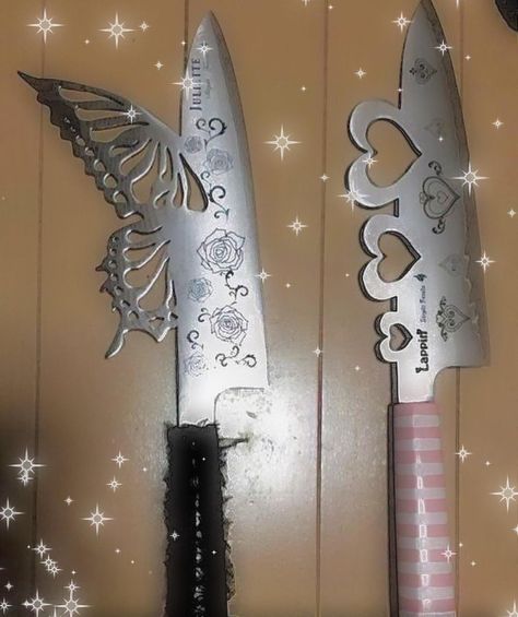 Rusty Knife, Knife Aesthetic, Creepy Cute Fashion, Pastel Punk, Ziploc Bag, Pretty Knives, Sliced Bread, Yami Kawaii, Kawaii Accessories