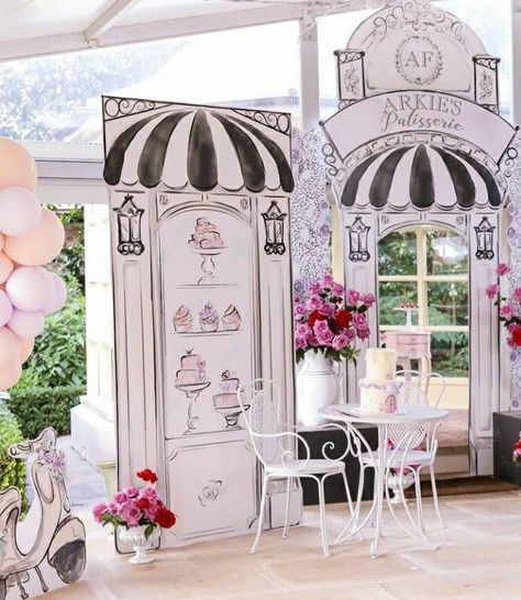 Paris Themed Birthday Party, Ball Ideas, Paris Theme Party, French Theme, Paris Birthday, Events Decor, Paris Chic, Paris Party, Flower Party