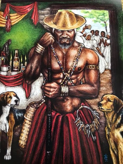 Papa Legba Shango Orisha, Spiritual Oils, Haitian Vodou, Spell Kits, Voodoo Art, Papa Legba, African Mythology, African Goddess, Magick Symbols