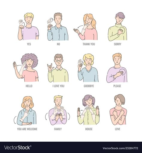 Simple Sign Language, Asl Sign Language Words, Sign Language Chart, Sign Language For Kids, Sign Language Phrases, Sign Language Words, Asl Learning, Asl Sign Language, Sign Language Alphabet