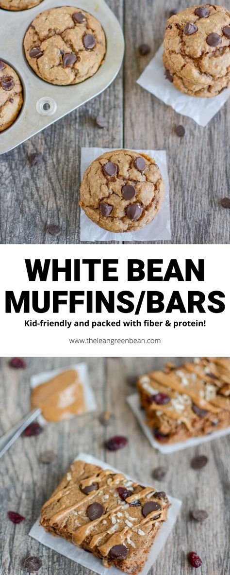 Garbanzo Bean Muffins, White Bean Muffins, White Bean Breakfast, Baking With Beans, White Beans Breakfast, Protein Fiber Muffins, White Bean Cake, Breakfast With Beans, Best Bean Recipes