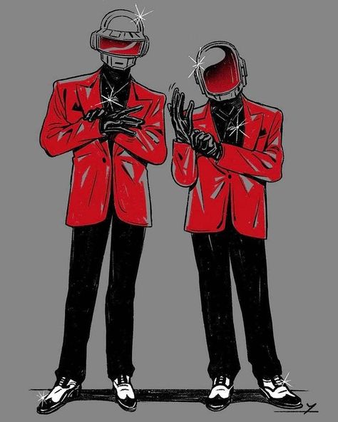 Abel Everyday on Instagram: “DAFT PUNK WITH RED SUIT ❤ @theweeknd @daftpunk #daftpunk #justicefortheweeknd #abeldeservestheworld #weeknd #theweeknd #xo #abeltesfaye…” Punk Drawing, Dantes Inferno, Julian Casablancas, Punk Art, Red Suit, Daft Punk, The Weeknd, Art Inspiration Drawing, Comic Character