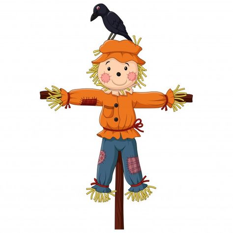 Scarecrow Cartoon, Scarecrow Drawing, Farm With Animals, Farm Cartoon, Make A Scarecrow, Drawing Lessons For Kids, Farm Birthday Party, Cartoon Cartoon, Theme Background