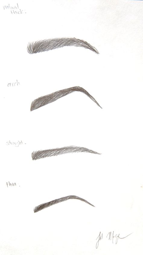 Eyebrows Drawing Reference, Easy Eyebrow Drawing, Eyebrow Drawing Tutorial, Eyebrow Sketch, Draw On Eyebrows, Sketch Face, Face Parts, Drawing Ideas List, Face Features