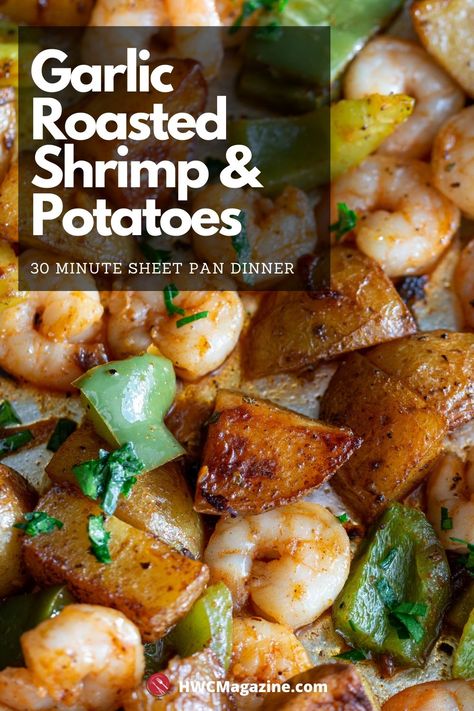 Buttery Shrimp With Peas And Potatoes, Shrimp Recipes Potatoes, Meals With Shrimp And Potatoes, Shrimp Potato Recipes, Sweet Potato And Shrimp Recipes, Sheet Pan Shrimp And Potatoes, Baked Shrimp Potatoes, Shrimp Recipes With Potatoes, Shrimp And Red Potatoes Recipes