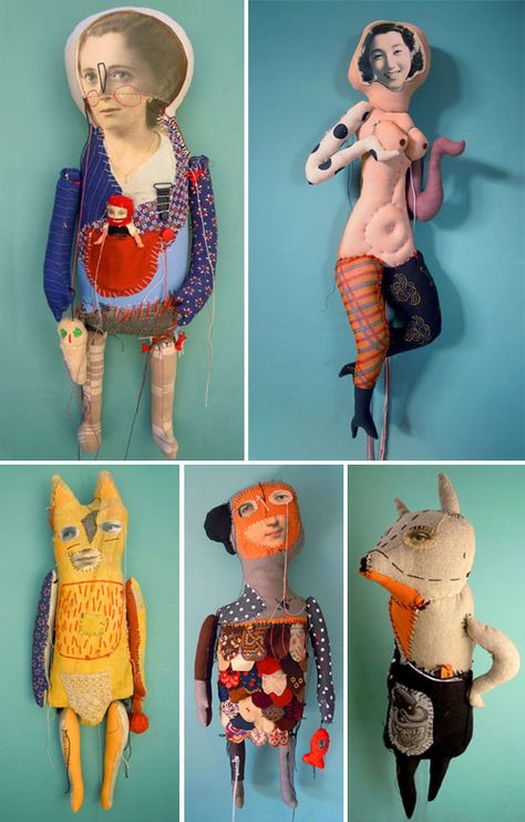 Visual artist Cecile Perra Bodysuit Jumpsuit, Toy Art, Art Brut, Assemblage Art, Art Textile, Outsider Art, Soft Sculpture, Long Sleeve Romper, Art Plastique