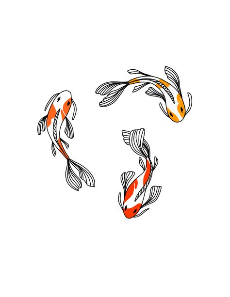 Aeshtetic orange koi fish vibey vsco Koi Fish Drawing Tattoo, Pez Koi Tattoo, Coy Fish, Koi Fish Drawing, Fish Drawing, Koi Tattoo, Koi Fish Tattoo, Tattoo Now, Carpe Koi