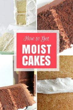 How to Get Moist Cakes Cakes Made With Oil, Red Birthday Cakes, Vanilla Bean Cakes, Cake Liner, Sour Cream Cake, Make A Cake, Cake Recipes From Scratch, Almond Flavor, White Cake Mixes