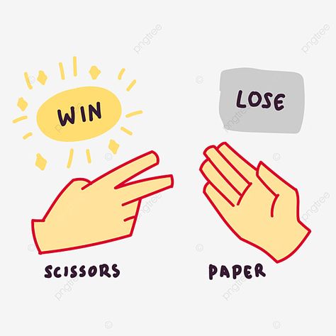 Rock Paper Scissors Drawing, Paper Rock Scissors, Scissors Drawing, Hands Holding Heart, Rock Paper Scissors, Hand Draw, Paper Scissors, Torn Paper, Vector Png