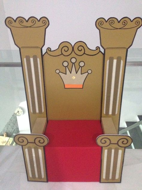 Kings Throne, King Throne Chair, King Throne, Keepers Of The Kingdom, Kingdom Vbs, Queen Chair, Cardboard Chair, King On Throne, King Chair